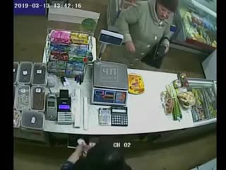 robbed a store