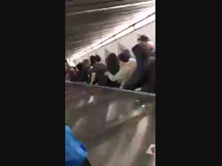 escalator with cska fans out of order